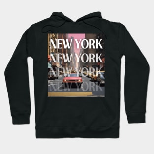 new york retro steet nyc Hoodie